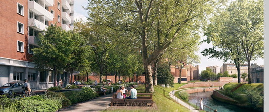 Toulouse transforms the island of Ramier into a huge 7 hectare urban garden to refresh the city