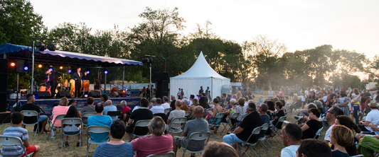 With summer Caouec, the Ritouret park in Blagnac is transformed into giant entertainment land and open -air performance hall