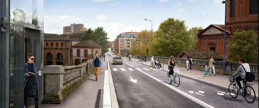 The Saint-Pierre bridge in Toulouse, mainly reserved for pedestrians and cyclists, its transformation validated!